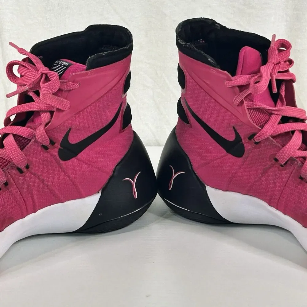 Nike Hyperdunk 2015 Think Pink Mens Basketball sneakers Shoes Size 7.5 Cancer